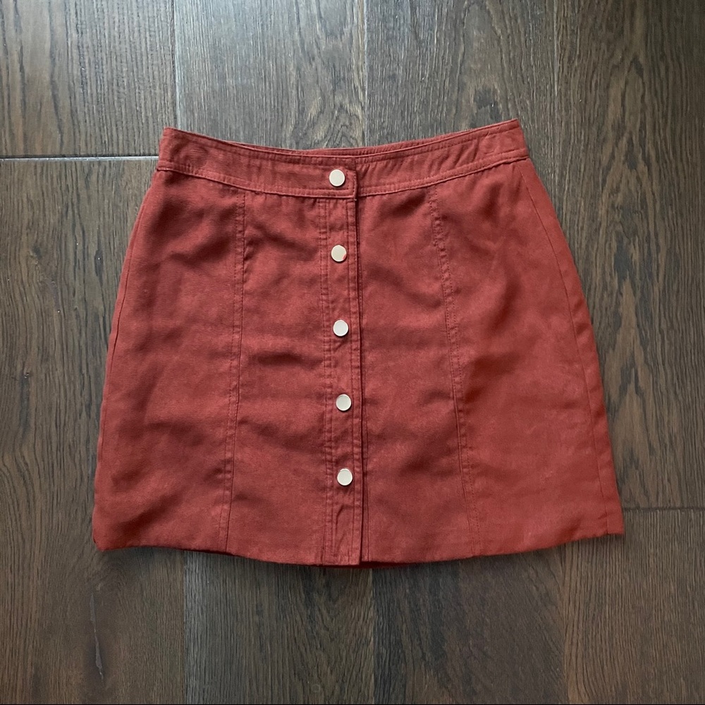 Forever 21 Burnt Orange Mini Skirt
